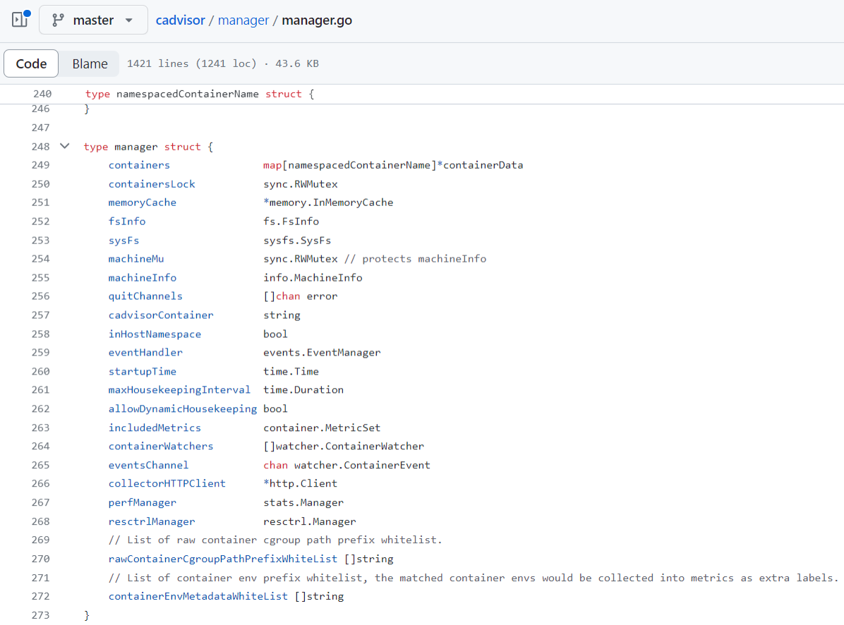 Figure 8. Comments in source code (L#271) mentioning a prefix-based allowlist for environment variables