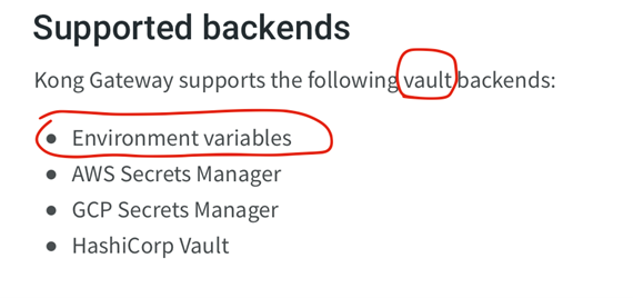Figure 10. The environmental variables are a vault, though this has been changed.