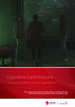 Operation Earth Kitsune: Tracking SLUB’s Current Operations