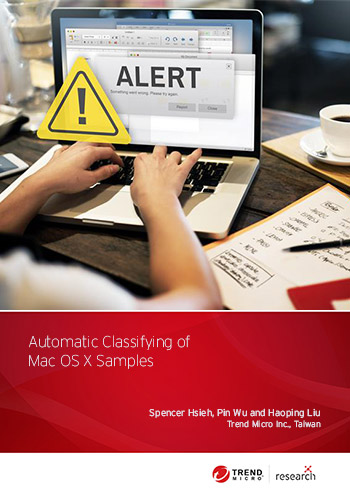 This research paper presents our study of the development of MacOS X malware families. We looked at a collection of more than 300,000 files and over 4,000 malicious samples between 2015 and 2016 in VirusTotal and used a variety of classification algorithms.